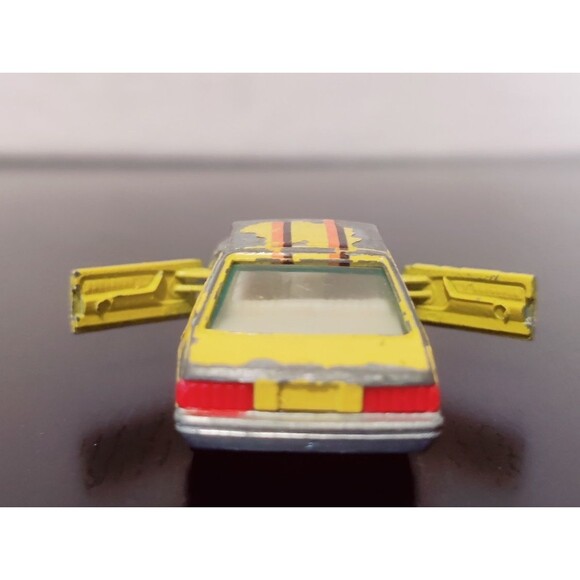 Yatming Ford Mustang Turbo Cobra Yellow No. 1067 Hong Kong Vintage Diecast Toy - Picture 13 of 16